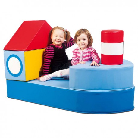 ACTIVITY SET NAVE BLU 5 PZ. CM. 130x70x80 (H)