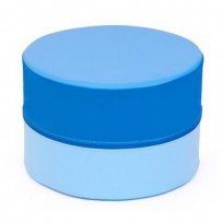 POUF SOFT TONDO SUN AZZURRO CM DIAM 45 X 30 (H)