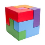 SET CUBO TETRIS 7 PEZZI NV CM 90 X 90 X 90 (H)