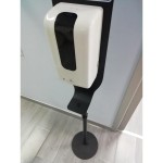 DISPENSER AUTOMATICO PER IGIENIZZANTE GEL MANI CON PIANTANA