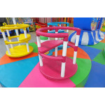 SOFTPLAY GIOSTRINA ROTANTE A DIVANETTI CM 180 X 180 X 120 (H)