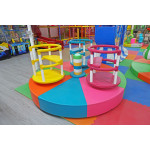 SOFTPLAY GIOSTRINA ROTANTE A DIVANETTI CM 180 X 180 X 120 (H)