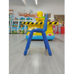 SEDIA BAMBINI BOBO TG SEDUTA IN PLASTICA E PIEDI IN METALLO H35 DIM CM 30 X 38 X 35 (H SEDUTA)